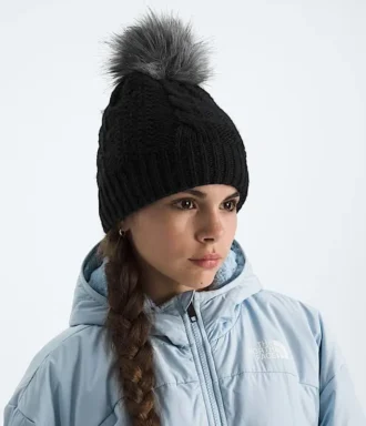 Bonnet doublé Oh Mega Fur Pom pour enfants Bonnet doublé Oh Mega Fur Pom pour enfants
