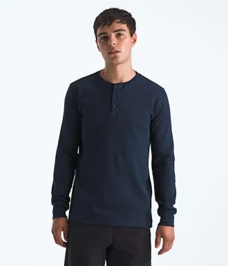 Henley à manches longues pour homme