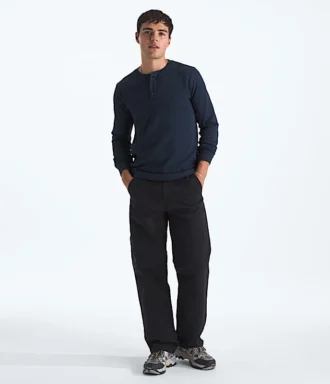 Henley à manches longues pour homme