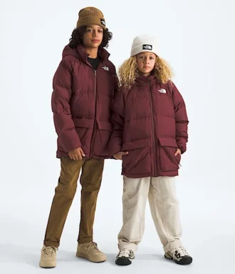 Parka courte doublée en polaire North Down pour garçons et filles