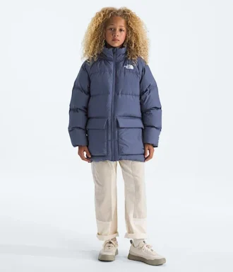 Parka courte doublée en polaire North Down pour garçons et filles