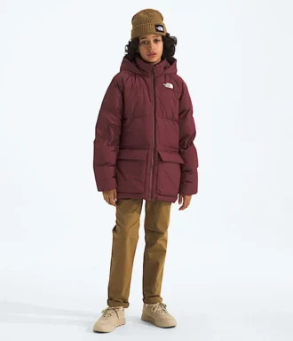 Parka courte doublée en polaire North Down pour garçons et filles