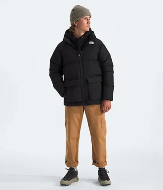 Parka courte doublée en polaire North Down pour garçons et filles