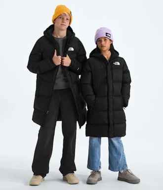 Parka longue Nuptse pour garçons et filles