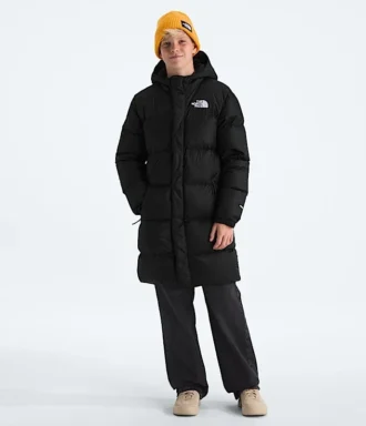 Parka longue Nuptse pour garçons et filles