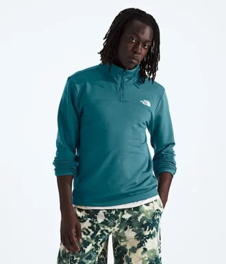 Pull polaire à demi-zip Cedar Trail Grid pour homme