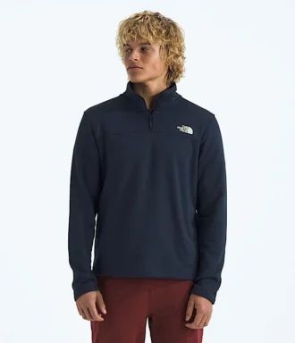 Pull polaire à demi-zip Cedar Trail Grid pour homme