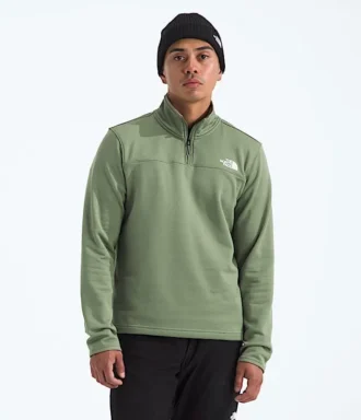 Pull polaire à demi-zip Cedar Trail Grid pour homme