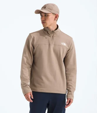 Pull polaire à demi-zip Cedar Trail Grid pour homme