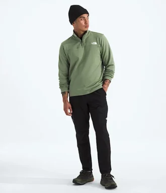 Pull polaire à demi-zip Cedar Trail Grid pour homme