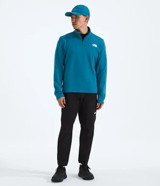 Pull polaire à demi-zip Cedar Trail Grid pour homme