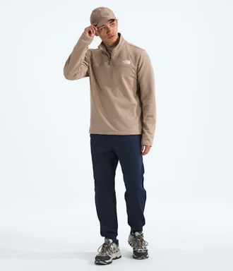 Pull polaire à demi-zip Cedar Trail Grid pour homme