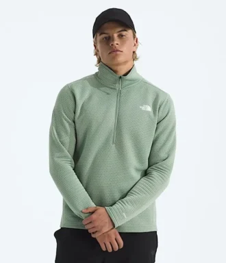 Pull thermique à fermeture éclair ¼ DOTKNIT™ pour homme