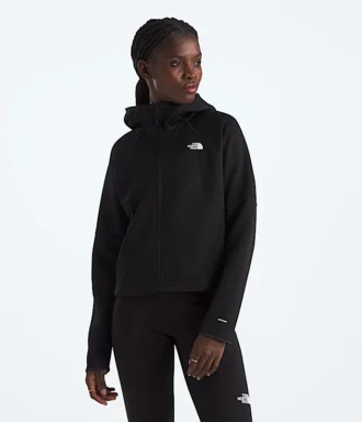 Sweat à capuche thermique à fermeture éclair intégrale DOTKNIT™ pour femme