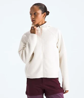 Sweat à capuche thermique à fermeture éclair intégrale DOTKNIT™ pour femme