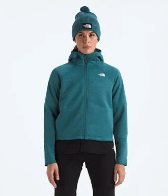 Sweat à capuche thermique à fermeture éclair intégrale DOTKNIT™ pour femme