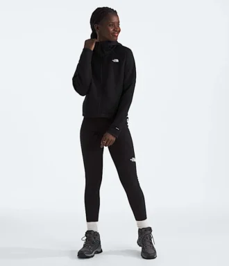 Sweat à capuche thermique à fermeture éclair intégrale DOTKNIT™ pour femme