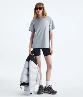 T-shirt à manches courtes décontracté Evolution Box NSE pour femme