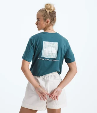 T-shirt à manches courtes Evolution Box NSE Fill pour femme — Graphique