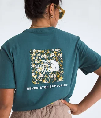 T-shirt à manches courtes Evolution Floral Box NSE pour femme — Graphique