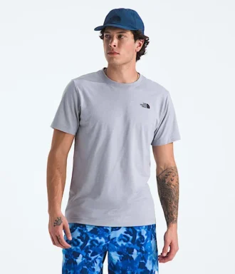T-shirt à manches courtes pour homme en mélange de trois matières