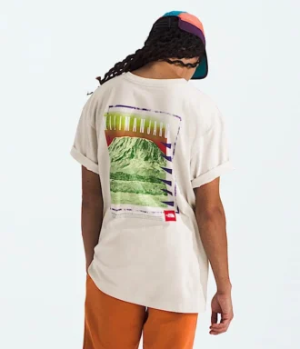 T-shirt à manches courtes TNF Red Box Kilimanjaro Heavyweight pour homme