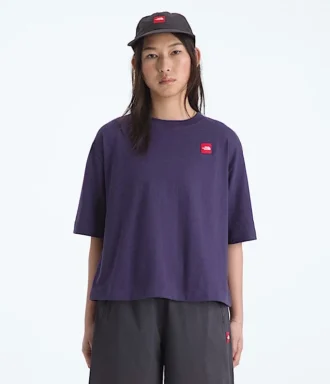 T-shirt à manches courtes TNF™ Red Box pour femme