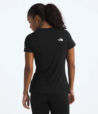 T-shirt à manches courtes TNF X Smartwool pour femme, en mélange mérinos 150