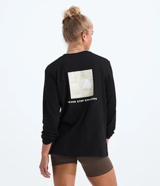 T-shirt à manches longues Evolution Box NSE Fill Light pour femme — Imprimé graphique