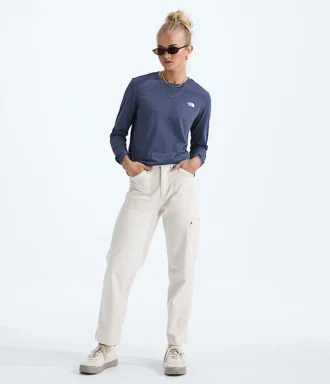T-shirt à manches longues Simple Dome pour femme