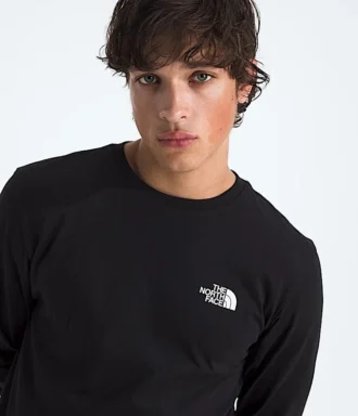 T-shirt à manches longues Simple Dome pour homme