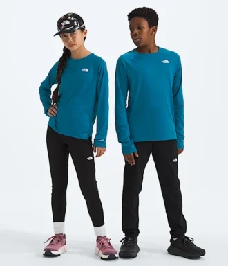 T-shirt à manches longues Sunriser pour garçons et filles