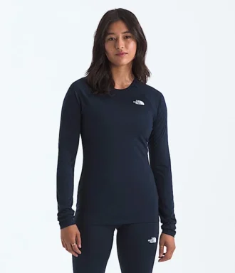T-shirt à manches longues TNF X Smartwool pour femme, en mélange mérinos 150