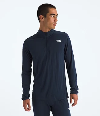 TNF X Smartwool Pull à manches longues et demi-zip en laine mérinos mélangée pour homme