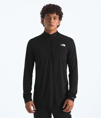 TNF X Smartwool Pull à manches longues et demi-zip en laine mérinos mélangée pour homme