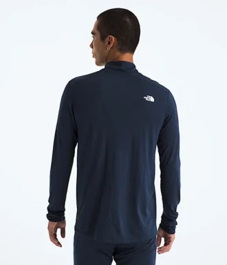 TNF X Smartwool Pull à manches longues et demi-zip en laine mérinos mélangée pour homme