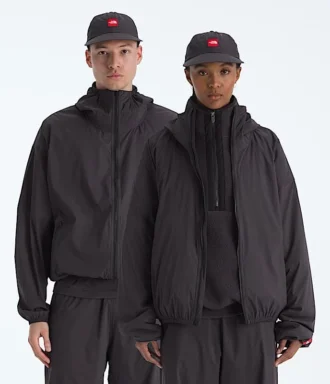 Veste coupe-vent à capuche TNF™ Red Box Packable pour homme
