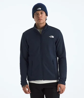 Veste à fermeture éclair intégrale en polaire Cedar Trail Grid pour homme