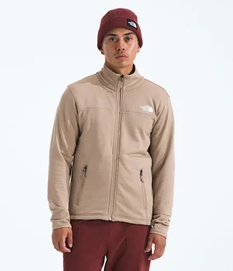 Veste à fermeture éclair intégrale en polaire Cedar Trail Grid pour homme