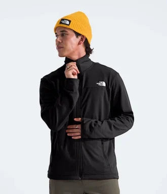 Veste à fermeture éclair intégrale en polaire Cedar Trail Grid pour homme