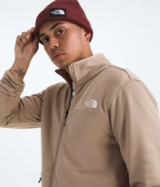 Veste à fermeture éclair intégrale en polaire Cedar Trail Grid pour homme