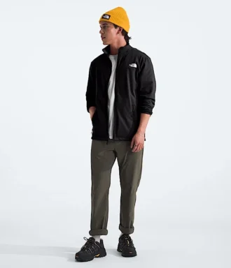 Veste à fermeture éclair intégrale en polaire Cedar Trail Grid pour homme