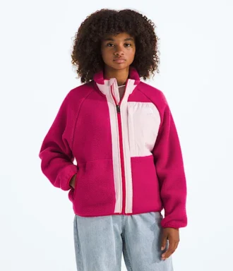Veste à fermeture éclair intégrale Yumiori pour filles